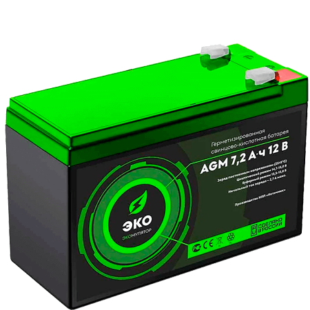 Аккумуляторная батарея ЭКО 12-7,2 